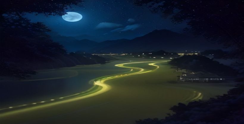 青青草视频平台高清播放界面展示，深紫夜空背景下视频画面清晰锐利，手机与电脑双端同步显示，氛围现代感强